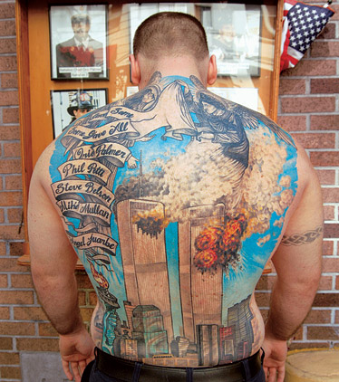  the striking image from Time magazine of Tiernach Cassidy's back tattoo